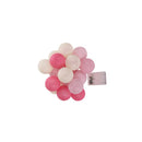 1 Set Of 20 Led Pink 5Cm Cotton Ball Battery Powered String Lights