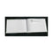 White Wedding Guest Book Register With Silver Pen Matching Stand Set