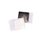 10 Pack Of 15Cm Square Invitation Coaster Gift Box 4Cm Deep White Card