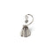 10 Pack Of Silver Wedding Kissing Bell Name Card Stand Holder