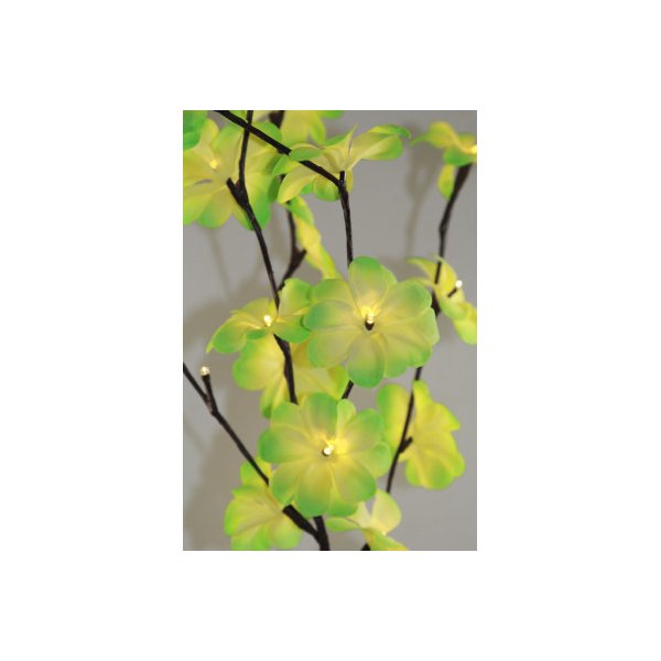 1 Set Of 50Cm H 20 Led Green Frangipani Tree Branch Stem Fairy Light