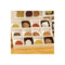10 Pack Of White Card Chocolate Sweet Soap Product Gift Box 4X4X3Cm