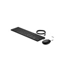 HP 320Mk Usb Wired Desktop Keyboard Mouse Combo Quiet Keys Black
