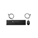 HP 320Mk Usb Wired Desktop Keyboard Mouse Combo Quiet Keys Black