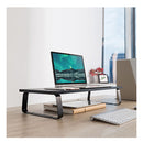 mbeat Activiva Ergolife Black Monitor Stand Riser Ergo Durable Steel