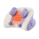 Neck & Shoulder Massage Pillow with Heat, Cordless 4D Kneading Massager for Home & Office