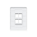 Ubiquiti Universal Paintable Keystone Wall Plate 4Pack