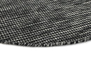 Willow Field Black White Reversible Wool Rug