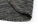 Willow Field Black White Reversible Wool Rug