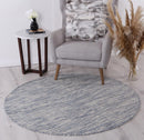 Velvet Field Blue Reversible Wool Rug