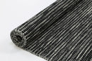 Solstice Field Black White Reversible Wool Rug