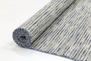 Silver Field Blue Reversible Wool Rug