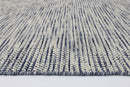 Silver Field Blue Reversible Wool Rug