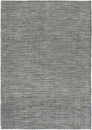 Tamarind Field Charcoal Reversible Wool Rug