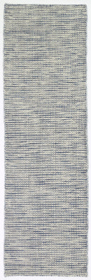 Silver Field Blue Reversible Wool Rug