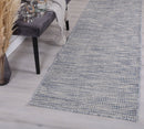 Silver Field Blue Reversible Wool Rug