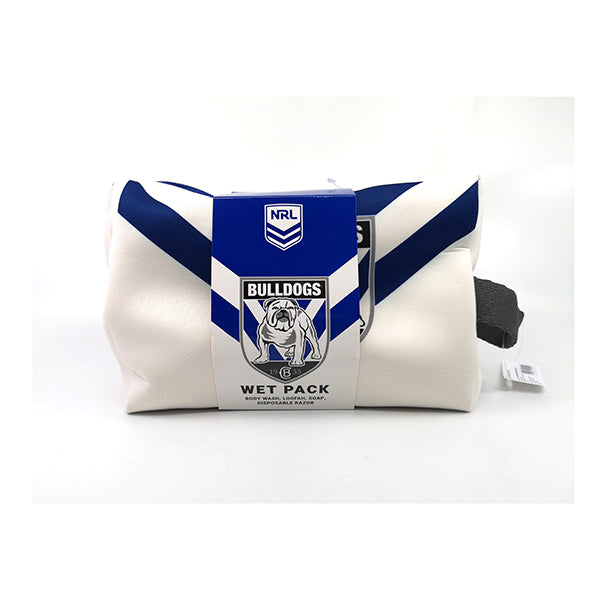 Nrl Toiletries Bag Gift Set Canterbury Bulldogs 150Ml Body Wash