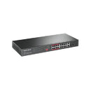 Mercusys Ms118Cp 16Port 10 100Mbps 2Port Gigabit Rackmount Switch