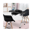 Portable Black Manicure Nail Table For Spa And Salon
