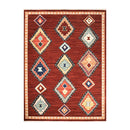 Natively Red Base Rug