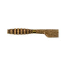 Natural Ribbed Wooden Pate And Cheese Knife