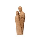 Natural Wooden Carved Family