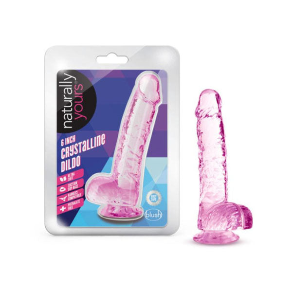 Naturally Yours 6In Crystaline Dildo