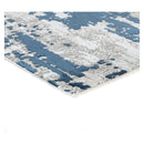 Navy Blue Historia Steel Classic Rug 200Cmx280Cm