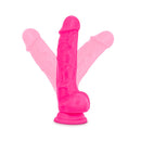 Neo Dual Density Cock With Balls 7In Neon