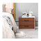 Modern Nightstand With 2 Storage Drawers For Bedroom
