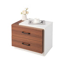 Modern Nightstand With 2 Storage Drawers For Bedroom