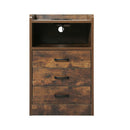 Bedside Table Usb Charger Outlet Led