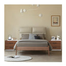 Modern Nightstand With 2 Storage Drawers For Bedroom