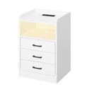 Bedside Table Usb Charger Outlet Led