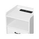 Bedside Table Usb Charger Outlet Led