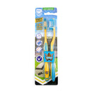Nrl 2Pk Gold Coast Titans  Toothbrushes