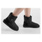 Premium Double Face Sheepskin Short Button Boot Size 11M 12W Us