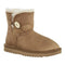 Premium Double Face Sheepskin Short Button Boot Size 11M 12W Us