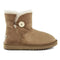 Premium Double Face Sheepskin Short Button Boot Size 11M 12W Us