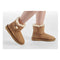 Premium Double Face Sheepskin Short Button Boot Size 11M 12W Us