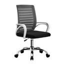 Mesh Office Chair Breathable Backrest White & Black