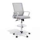 Office Chair Drafting Chairs Stool Computer Desk Studios Mesh White