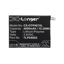 Cameron Sino Cs Otp907Xl 4000Mah Battery For Alcatel 9007T Mobile