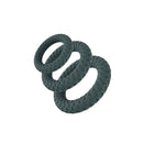 Maia Onyx Grey Cock Ring Set Set Of 3 Sizes