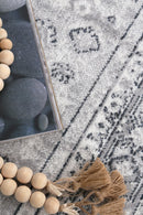 Blossom Glen Grey Tribal Rug