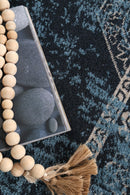 Winter Field Blue Rug