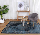 Winter Field Blue Rug