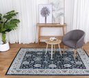 Cedar Glen Blue Traditional Rug