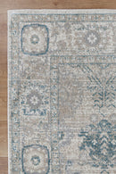 Coral Glen Cream Blue Traditional Rug