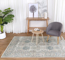 Coral Glen Cream Blue Traditional Rug